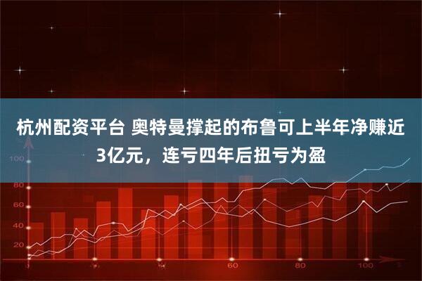 杭州配资平台 奥特曼撑起的布鲁可上半年净赚近3亿元，连亏四年后扭亏为盈